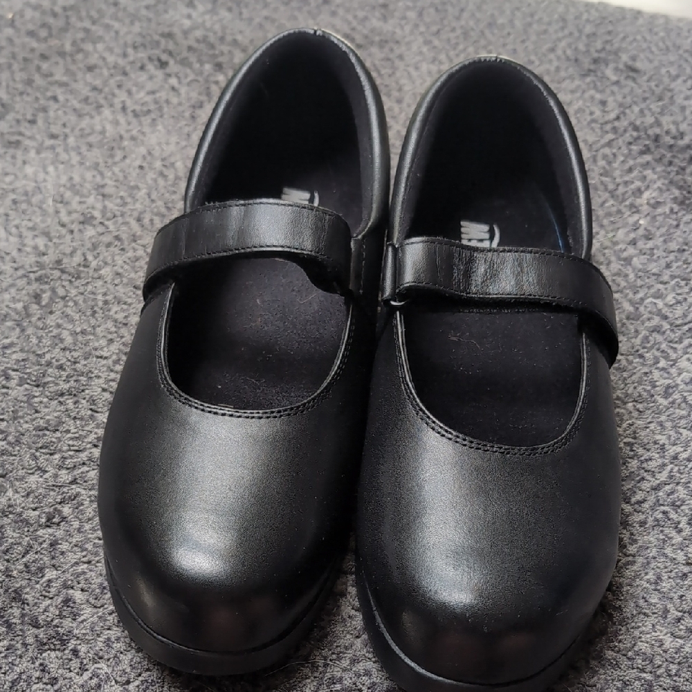 DREW Women's Black Mary Jane Flats